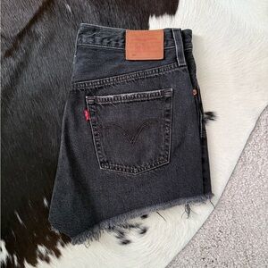 Levi's Black Jean Shorts
